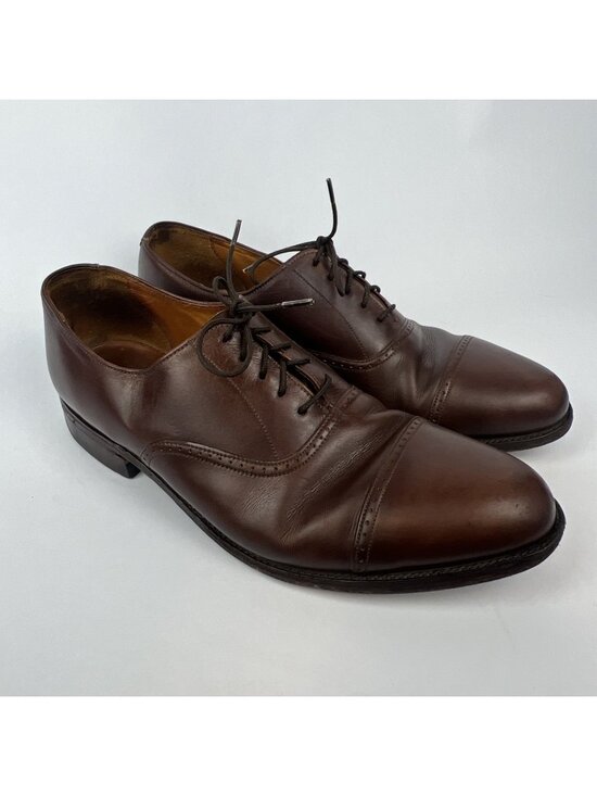 Lord & Taylor Other - Lord & Taylor Brown Cap Toe Oxford Dress Shoes – Size 10 | Made in England